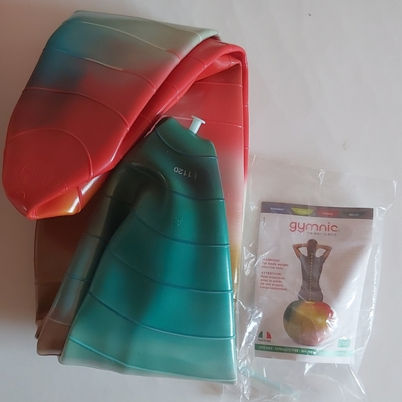 Multicolour Italian exercise ball 26" BPA-free - Picture 2 of 5